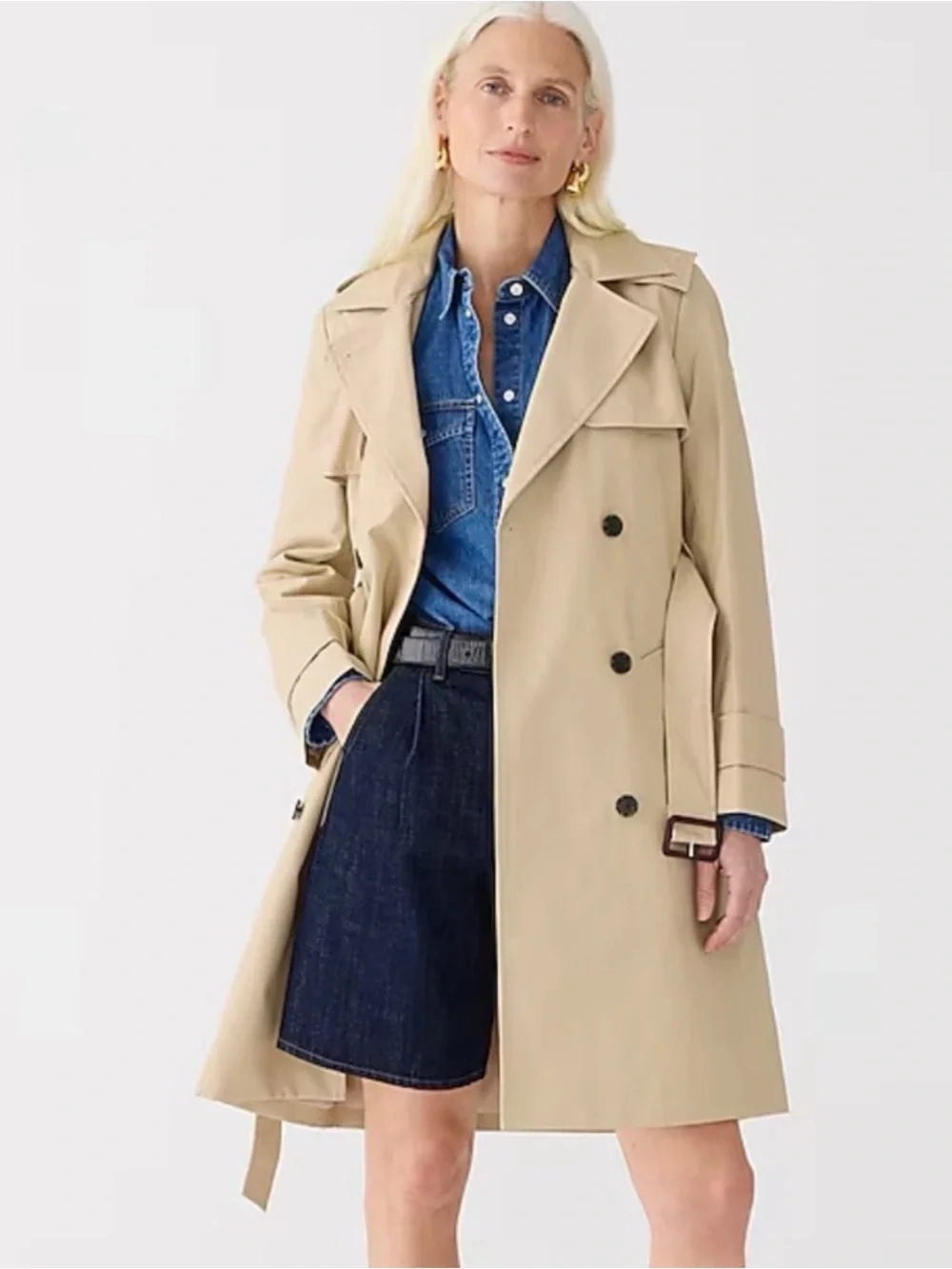 AS IS J Crew New Icon Trench Coat